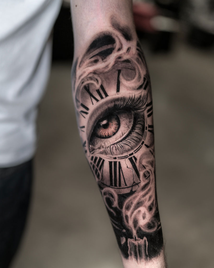 Time Heals, Clock Tattoos Do too - Best Tattoo Shop In NYC