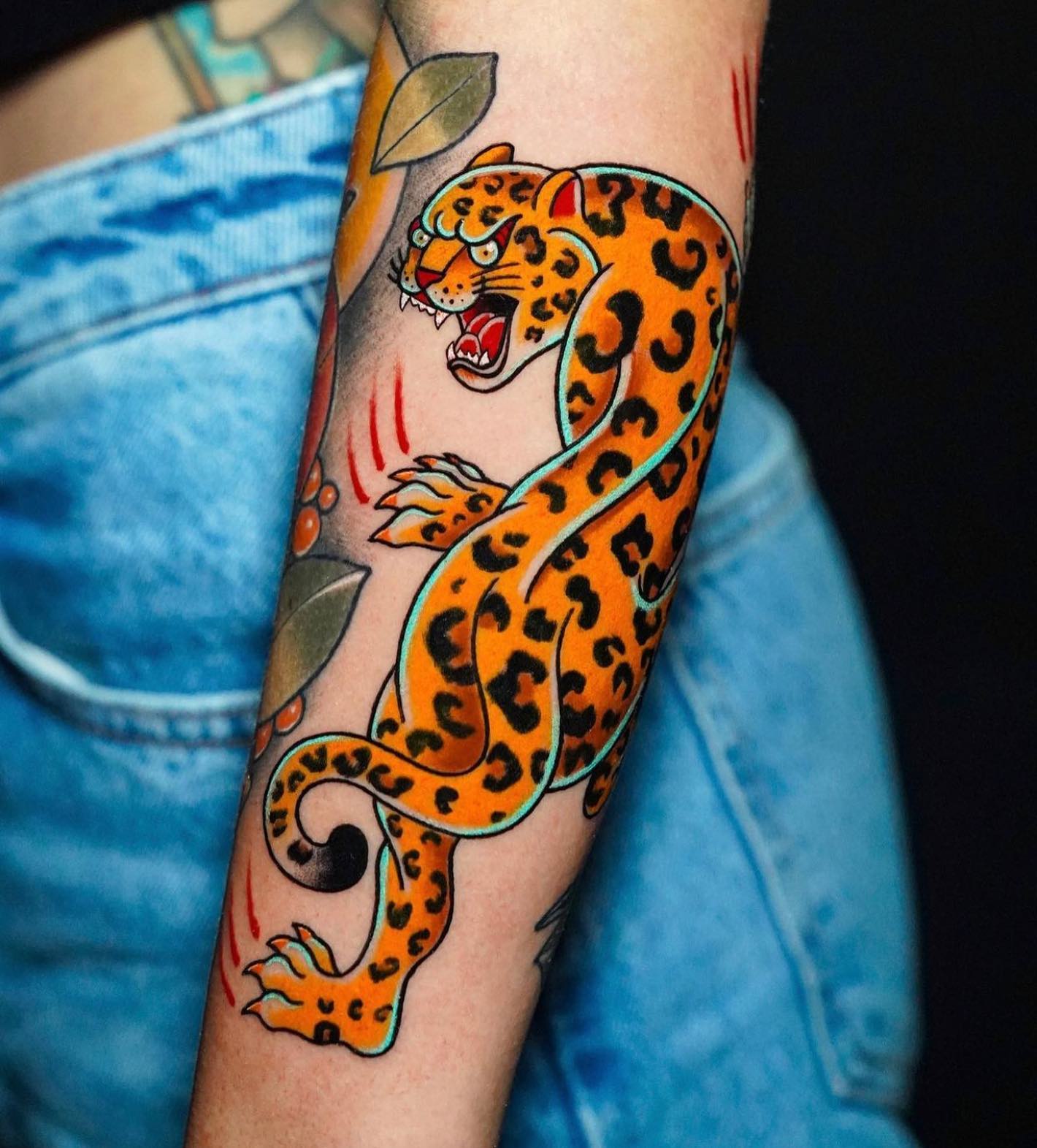 Traditional Tattoo Concept. A traditional tiger tattoo, when viewed in this  context, represents strength, good luck, wisdom and prosperit... | Instagram