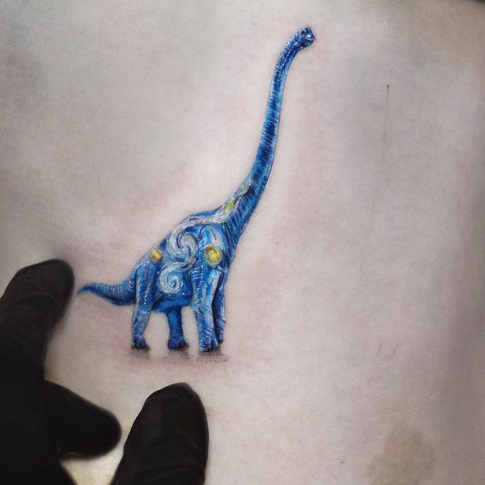 Apatosaurus by Amy Bambi Wendt: TattooNOW
