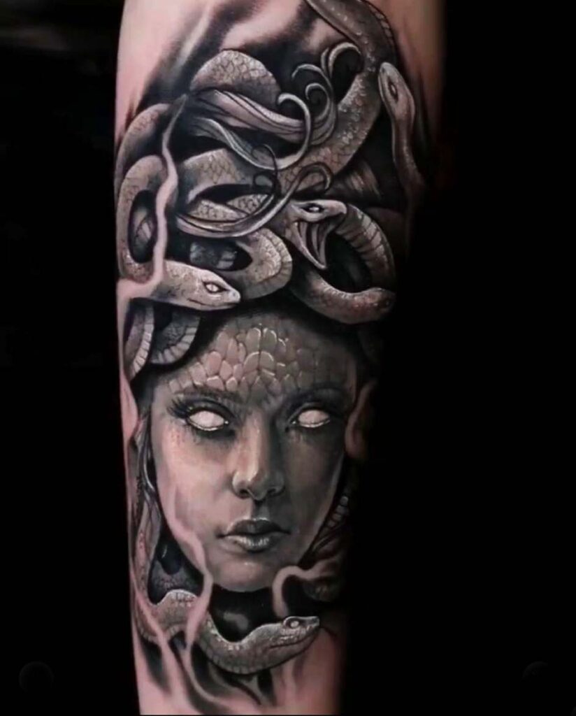 Most medusa and poseidon tattoo designs you have to know - carrolltattoo.com