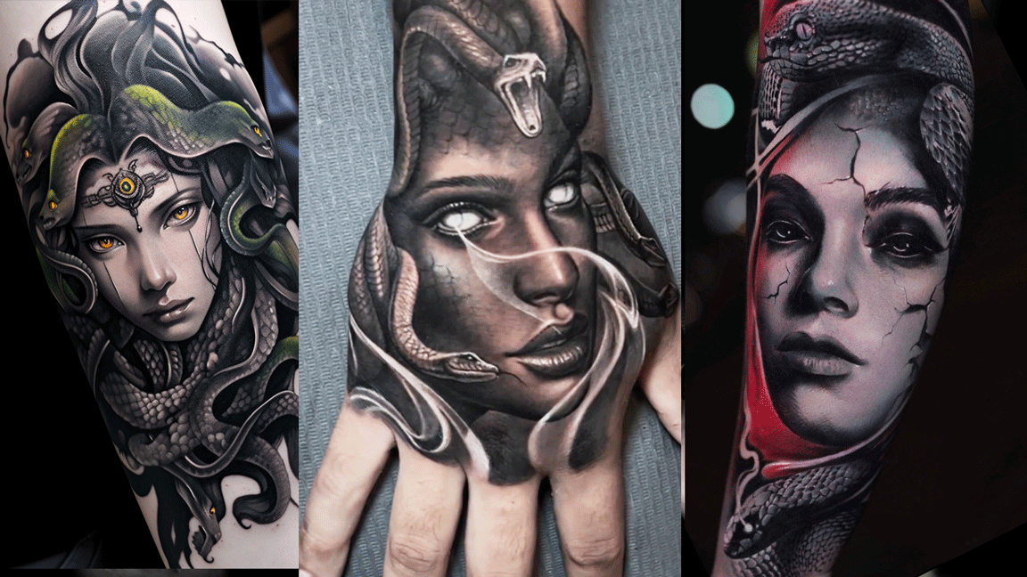 30+ Medusa Tattoos That Will Give Everyone Nightmares - 100 Tattoos | Medusa  tattoo, Medusa tattoo design, Realistic tattoo sleeve