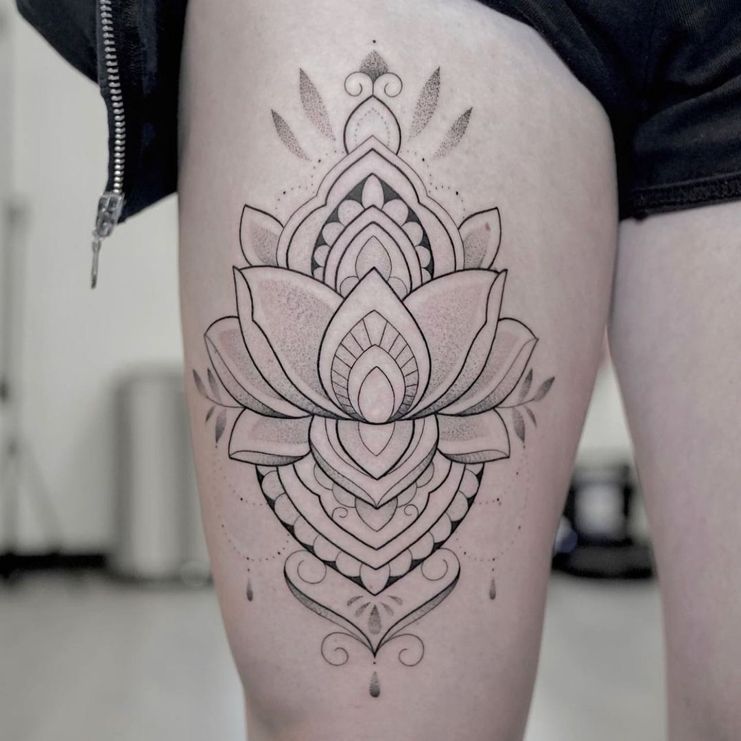 Elevate Your Ink With Timeless Lotus Blossom Flower Tattoos