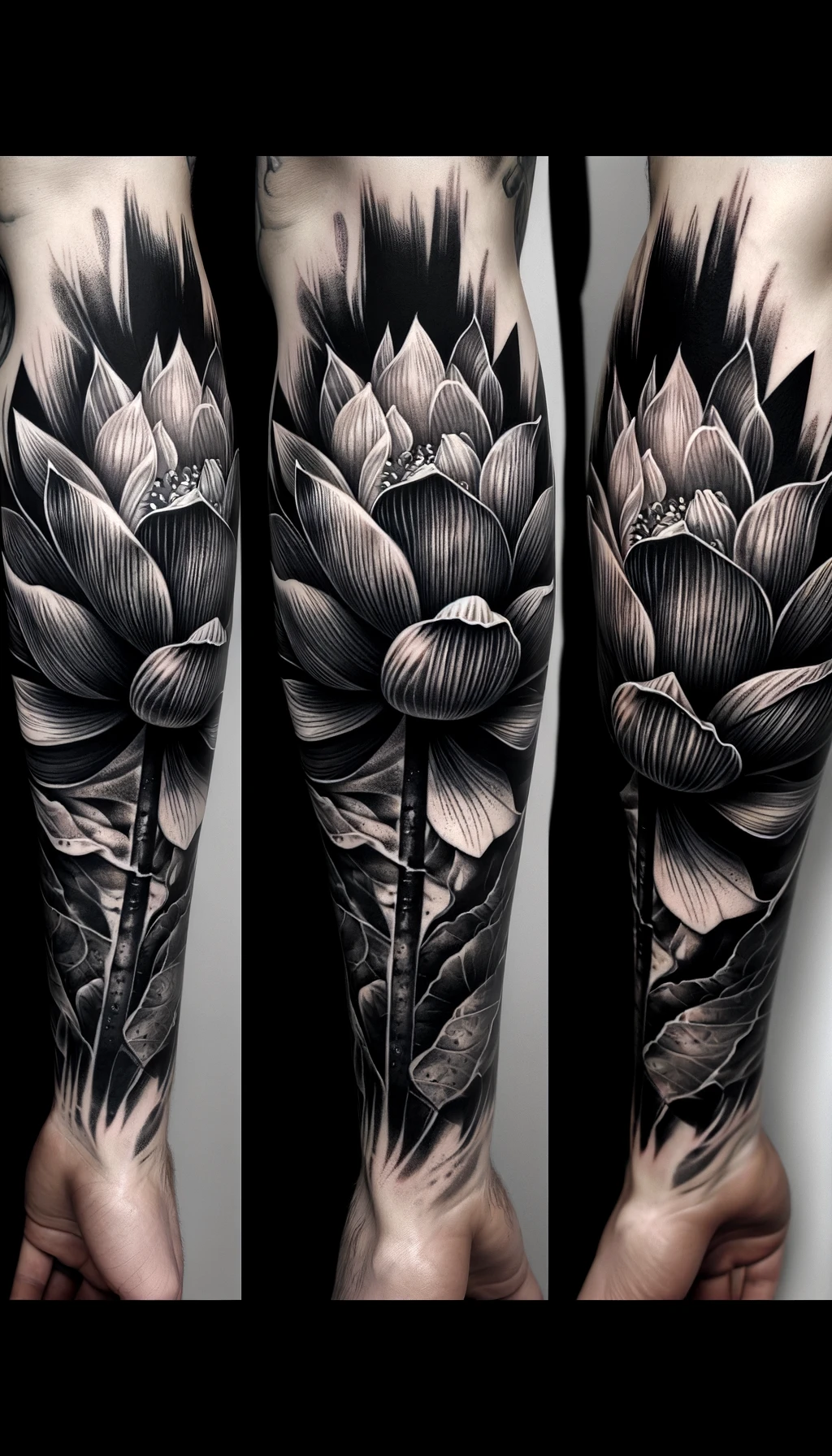 70 Beautiful Lotus Flower Tattoos & Meaning | Half sleeve tattoo, Tattoo  sleeve designs, Full sleeve tattoos