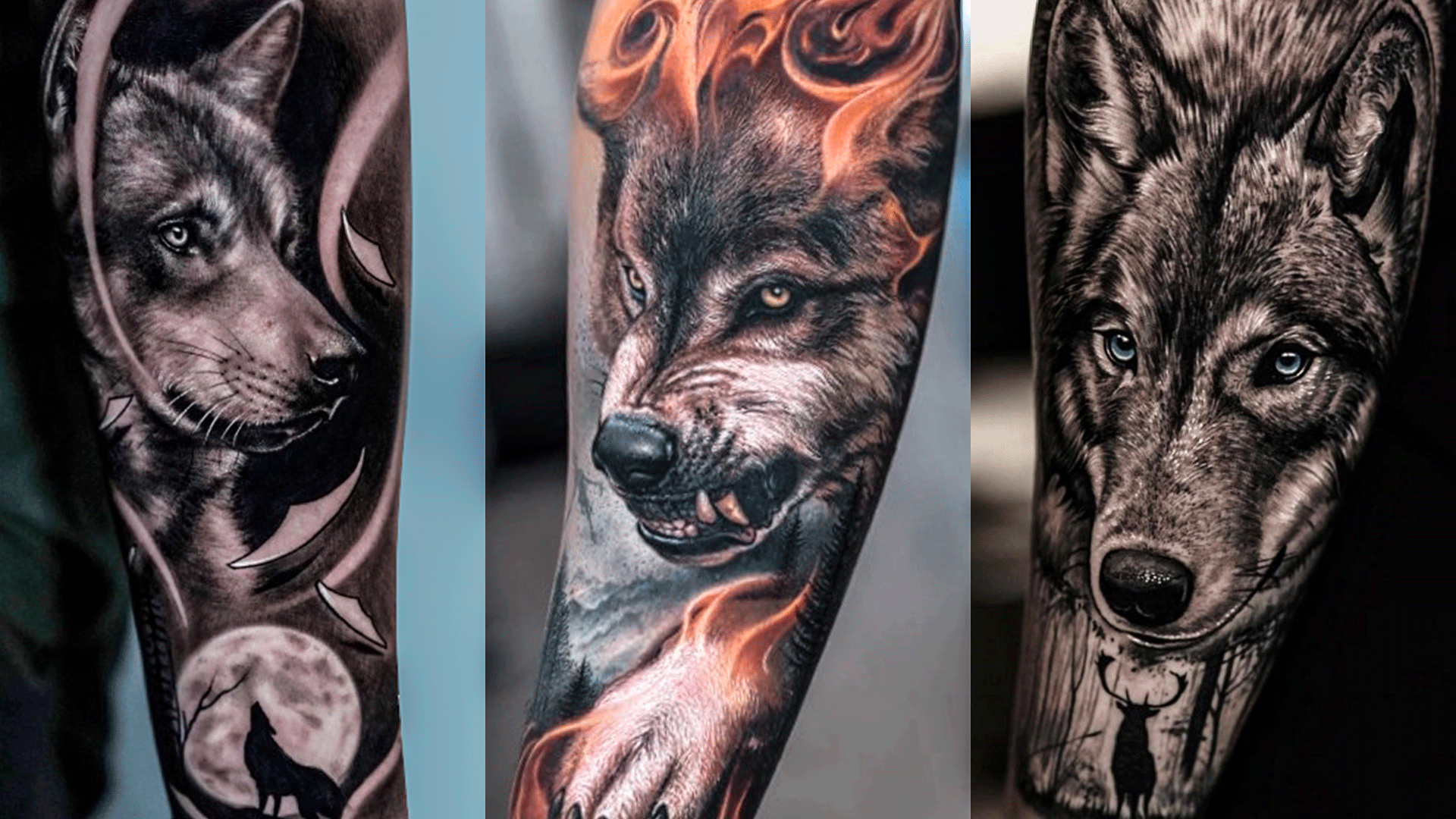 9 Sheets Half Arm Temporary Tattoos Stickers Lion Tiger Sleeve Fake Tattoos  for Men or Women Long Lasting Scary Skull Wolf Fake Tattoo Stickers