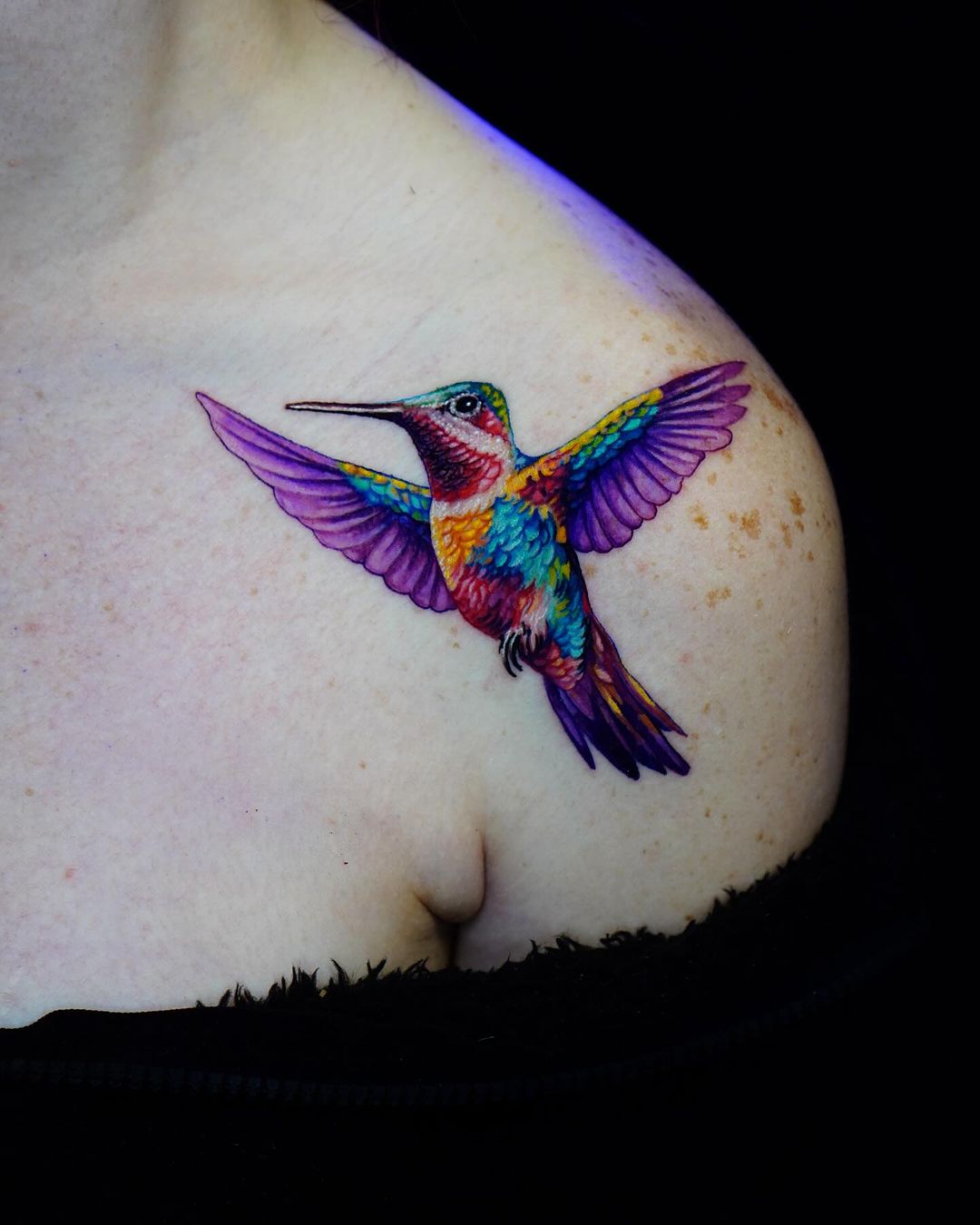 Kolibrie tattoo - Inksane Tattoo & piercing