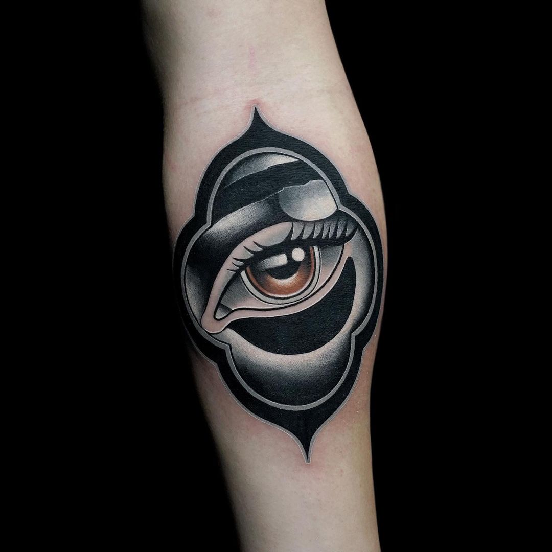 Eyeball Tattoo - Tattoo - Sticker | TeePublic