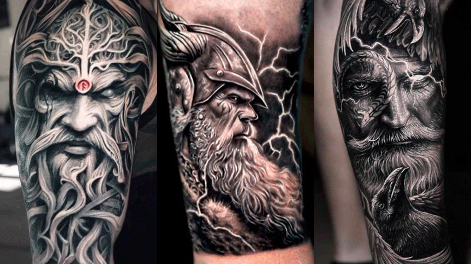 American Traditional Viking Tattoos Bronctattooaus