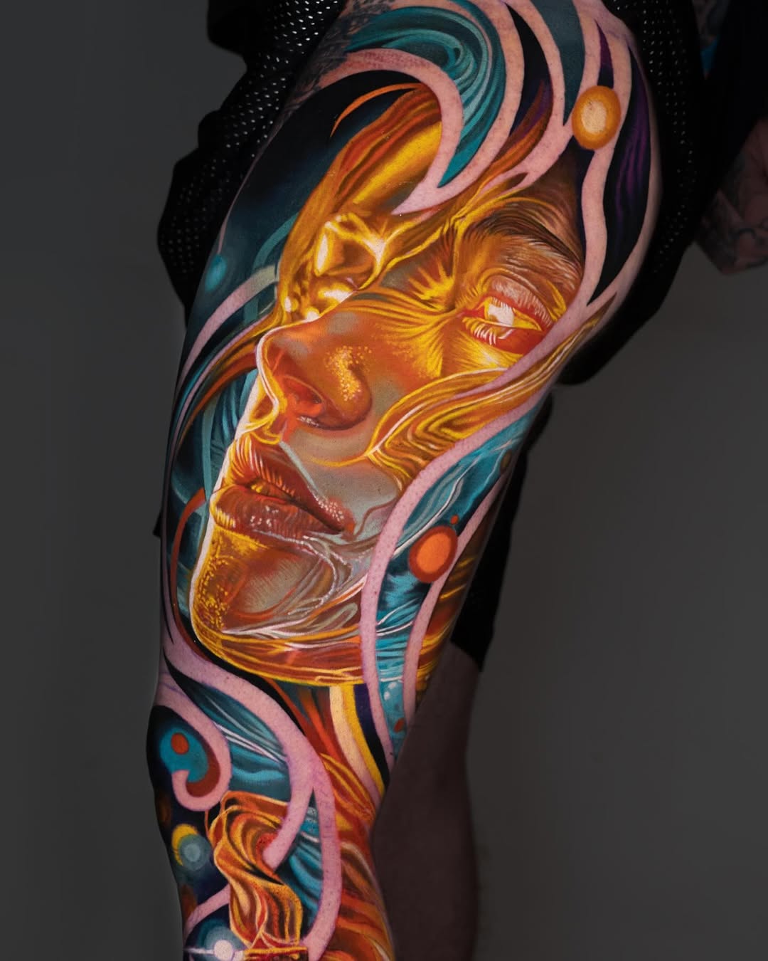 SaveClip.App 472229079 18475659265011459 6381840029276276510 n tattoo by Inknation Studio NYC.realism-tattoo-arm