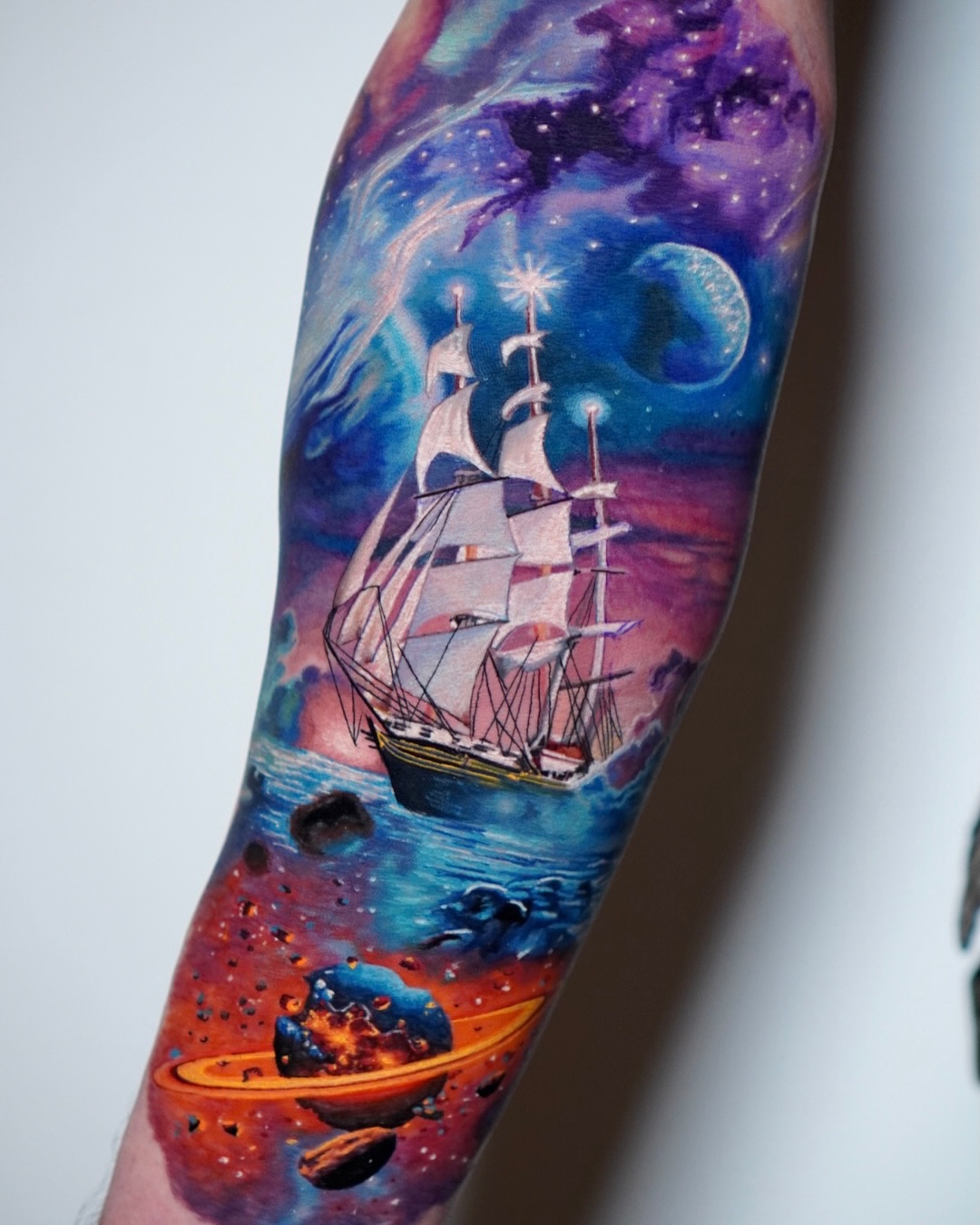 SaveClip.App 475903600 18482642830025010 6217506277168549507 n tattoo by Inknation Studio NYC.realism-tattoo-arm