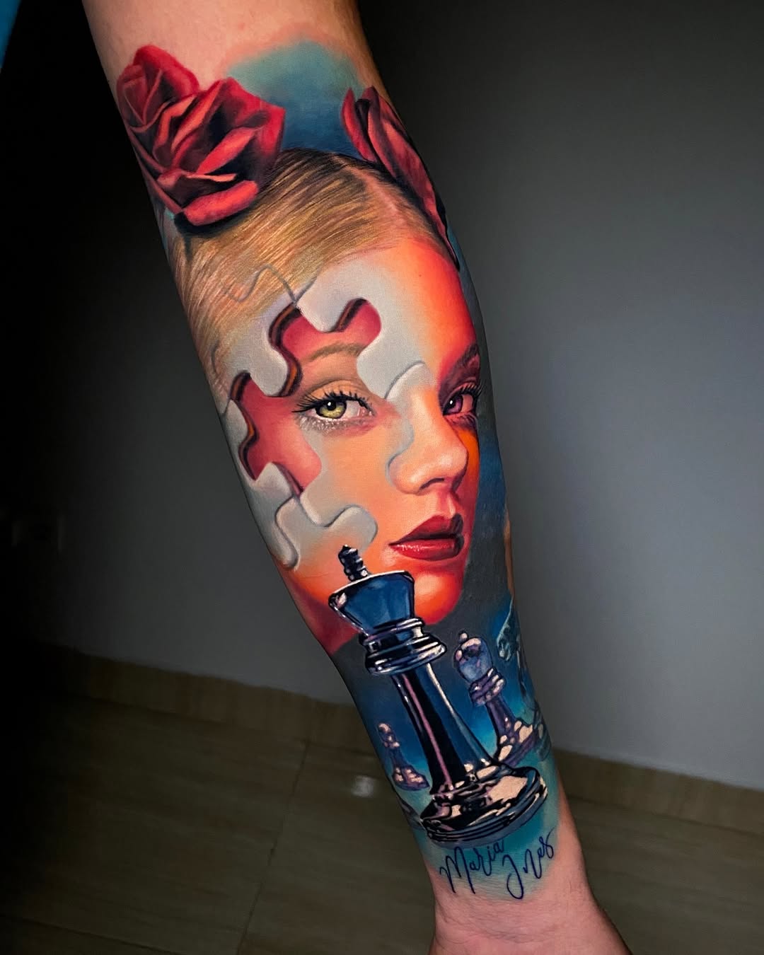 SaveClip.App 475945808 18482642782025010 4339355685576308795 n tattoo by Inknation Studio NYC.realism-tattoo-arm