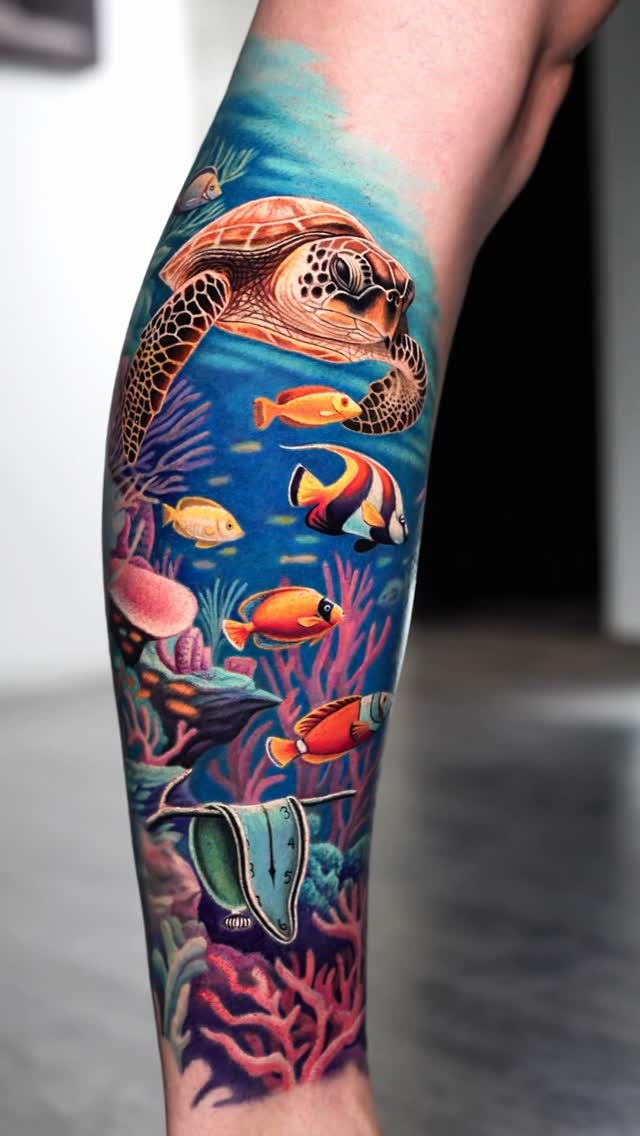 SaveClip.App 482130572 2116663385403488 4615559011339429117 n tattoo by Inknation Studio NYC.realism-tattoo-arm