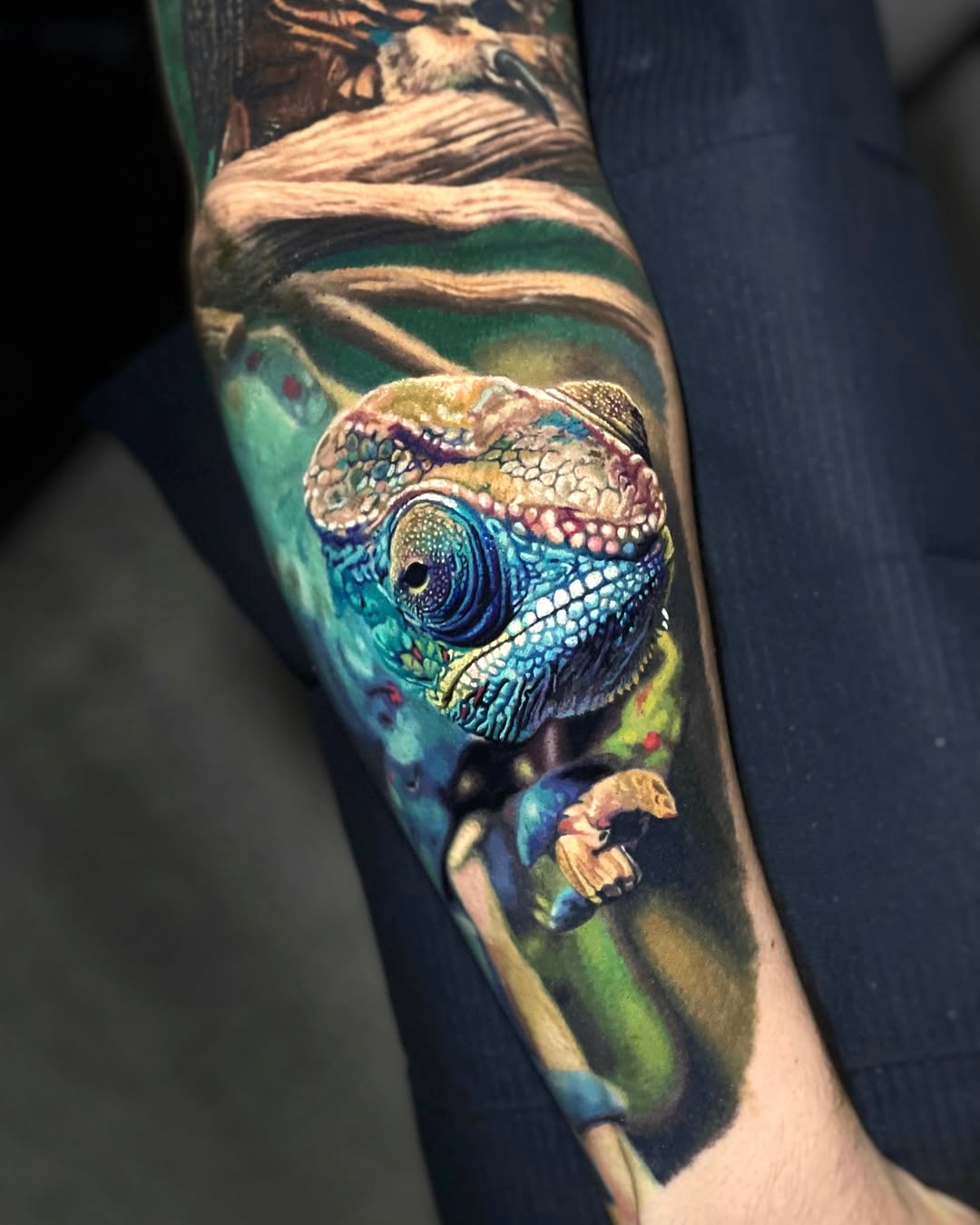 SaveClip.App 491462327 18045982268593927 1458370296543766283 n tattoo by Inknation Studio NYC.realism-tattoo-arm