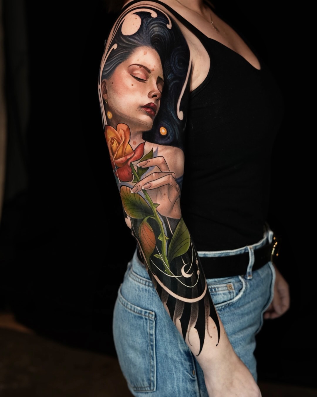 SaveClip.App 475540266 18037197941593927 7597581378023613254 n tattoo by Inknation Studio NYC.realism-tattoo-arm